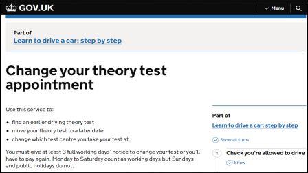 Change Theory Test Date 2024: Change, Cancel, or Reschedule My Driving Test Date in UK