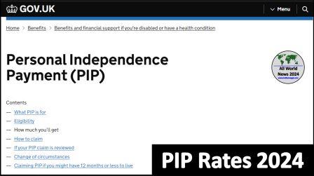 PIP Rates 2024 UK, DWP PIP Back Payments, DWP Latest News on PIP